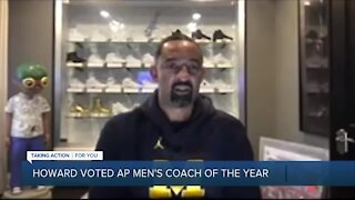 Juwan Howard voted AP men's basketball coach of the year