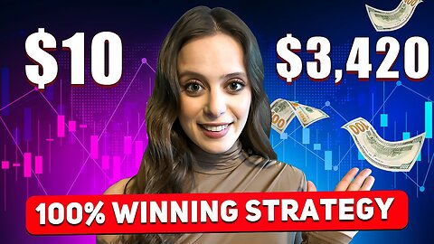 BINARY OPTIONS STRATEGY | I TURN $10 INTO $3,420 IN 9 MINUTES |100% INSIDER TRADING STRATEGY