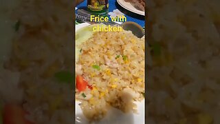 Fried rice with chicken street food😋 #food #pattaya #shortsvideo #shortsfeed