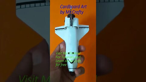 🚀 Mini Paper And Cardboard Space Shuttle Model 🚀 Mr Crafty Art Tutorials