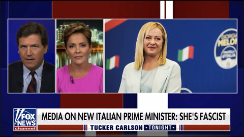 Tucker Nails the Fake News Assault on Giorgia Meloni After Historic Election Victory in Italy