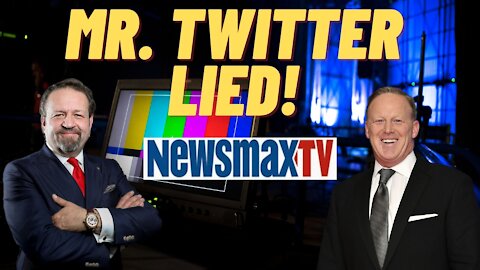 Mr. Twitter Lied. Sebastian Gorka with Sean Spicer on Newsmax