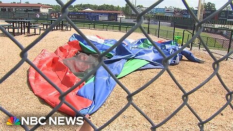 Maryland child dies after bounce house goes airborne onto baseball field | VYPER