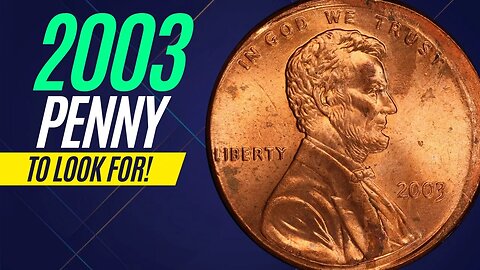ONE Penny SOLD for A LOT of Money! 2003 Lincoln Pennies to Look For!