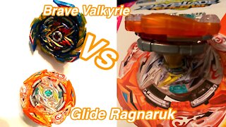 Glide Ragnaruk vs Brave Valkyrie| Stamina vs Attack Beyblade