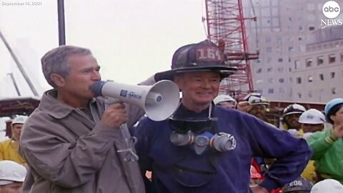 From CBS News archives: Bush visits ground zero days after 9/11