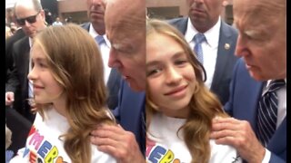 CREEPY JOE IS AT IT AGAIN!