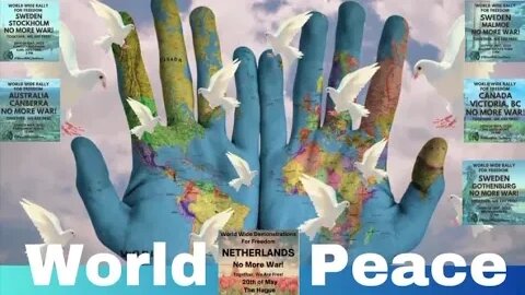 World Peace demonstration - 20th of May in The Hague