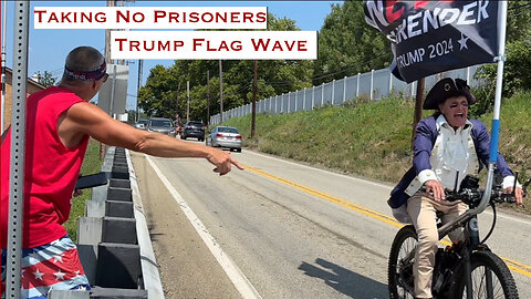 Trump Flag Wave-South Park, Pa