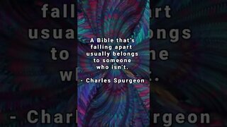 Is Your Bible Worn Out? * Charles Spurgeon * Christian Quotes #shorts #spurgeon #christian