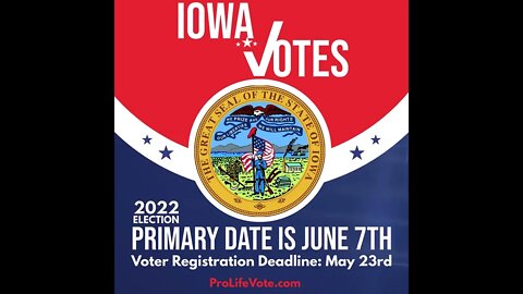 Iowa Voter Registration Deadline and Primary Date