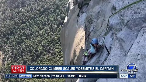 Colorado climber scales Yosemite's El Capitan