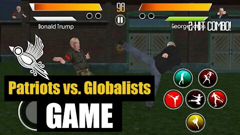 Patriots vs. Globalists: el juego de combate hecho por Zamna The Oracle