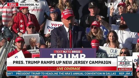 President Trump's Full Speech At Rally in Wildwood, NJ 5/11/24