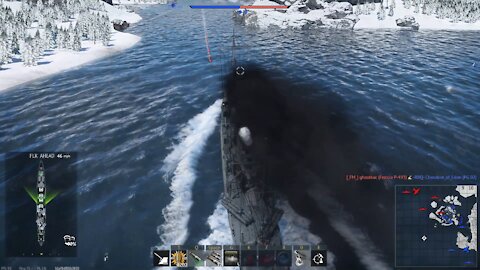 War Thunder - Brilliant torpedo evasion by bad helmsman