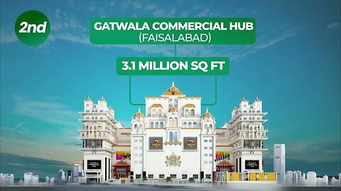 Top 5 Largest Commercial Buildings in Pakistan Gatwala Commercial Hub #faisalabad #gchf #motivation