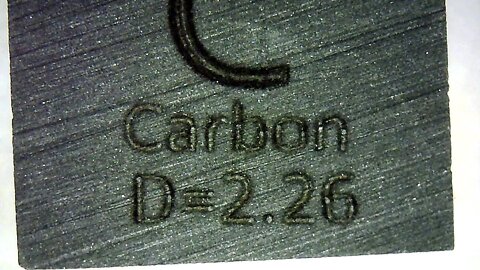 Carbon Metal Review Video 10mm Density Cube 99.99% Pure