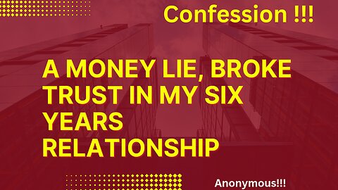 HOW A MONEY LIE BROKE TRUST IN MY 6 YEARS RELATIONSHIP.KENYA CONFESSION:PEAK93