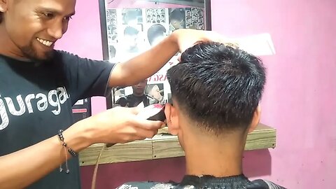 Potong rambut mudah untuk pemula 2 + 1 + sisir