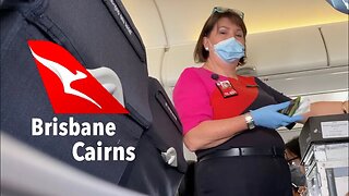 PACKED Qantas 737 flight | QF714 Brisbane to Cairns (ECONOMY Class)