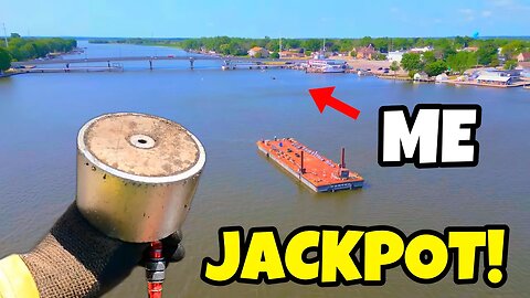 OMG, Wow! The Luckiest Magnet Fishing Snag EVER! *MEGA JACKPOT*