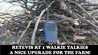 The Retevis RT 1 Walkie Talkie. A very well equipped walkie!