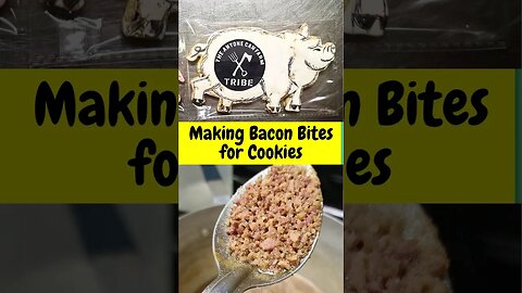 How to make Bacon Bits for Cookies #shorts