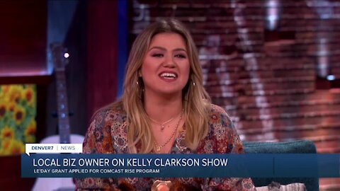 Local business owner on Kelly Clarkson Show