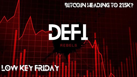 DeFi Rebels LIVE | Bitcoin 30 Second Chart | CVD | Order Flow