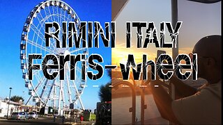 Ferris-wheel In Rimini beach Italy