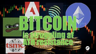 Bitcoin is struggling at ATH resistance