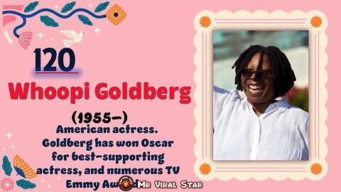 Whoopi Goldberg (1955–) | TOP 150 Women That CHANGED THE WORLD | Short Biography