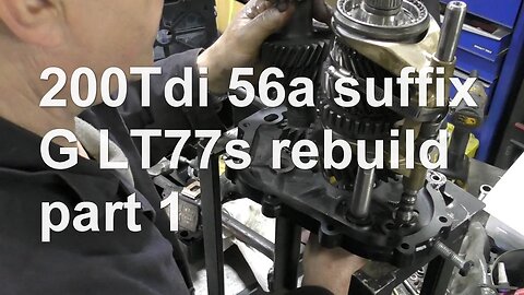 200Tdi 56a suffix G LT77S rebuild part 1