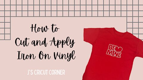 How to Cut and Apply Cricut Iron On's