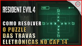 Resident Evil 4 Remake, Como resolver o puzzle das travas eletrônicas no Cap 14 | Super-Dica