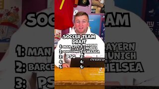 The Soccer Team Draft!! Who Won? #shorts