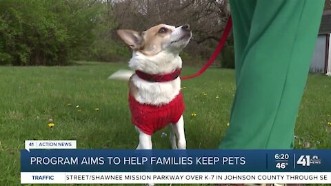 Program aims to help families keep pets