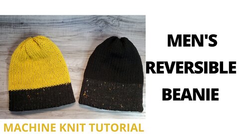 Reversible Beanie | Addi, Sentro Circular Knitting Machine Tutorial