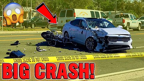 He Ran Into The Side Of A Car! - Best Motorcycle Crashes, Road Rage & Close Calls of 2023 [Ep.7]