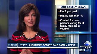 Colorado lawmakers debate paid family leave measure