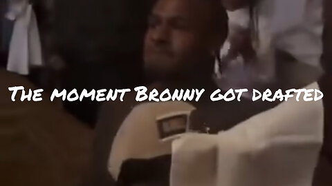 The moment Bronny James was drafted to the Lakers