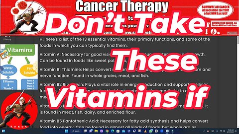 Don’t Take These Vitamins if you don't need it! Do a blood test before. Never without your Doctor