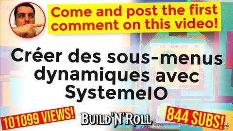 Créer des sous-menus dynamiques avec SystemeIO