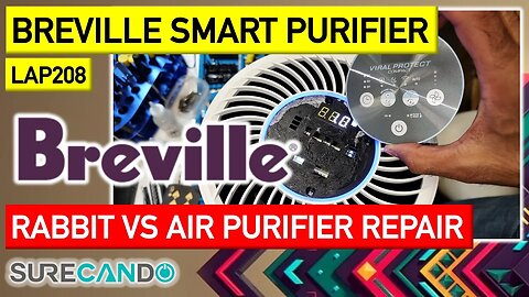 Rabbit vs. Air Purifier_ Cord Catastrophe and Repair! Breville LAP208