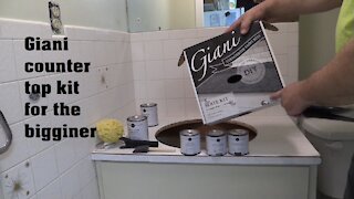 DIY Giani Slate counter top kit