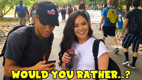Playing WOULD YOU RATHER With Strangers