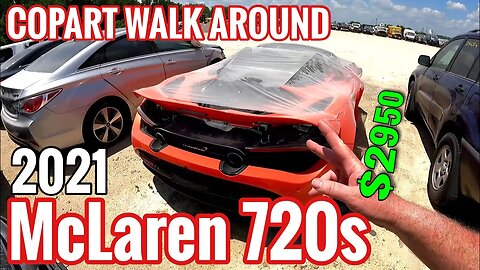 McLaren 720s Rebuild! Copart Walk Around