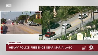 BREAKING: Heavy police presence near Mar-a-Lago