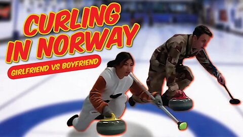 We Tried Curling for the First Time | Bygdøy Curling, Oslo, Norway