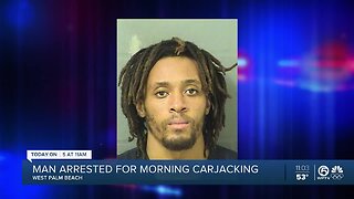 West Palm Beach carjacking suspect arrested